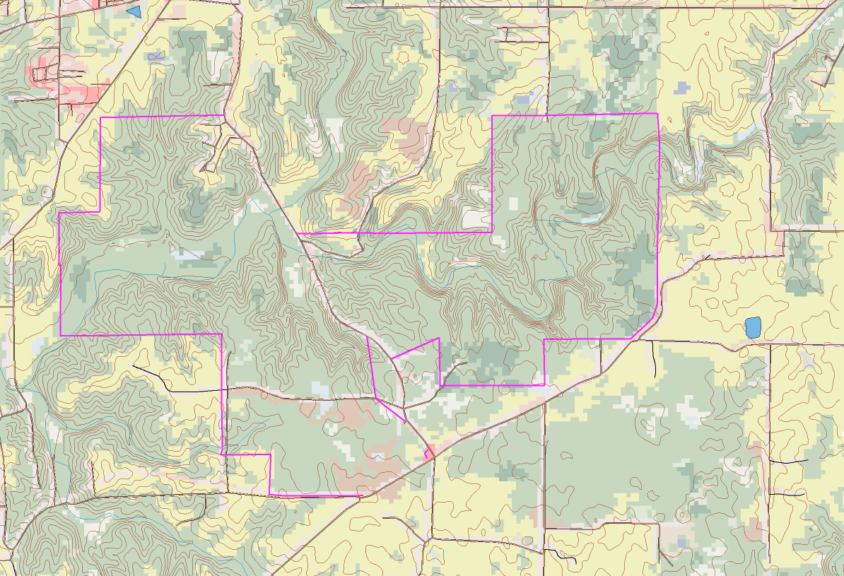 For a larger map, click here - This is a preliminary map, and is not suitable for an Orienteering event.